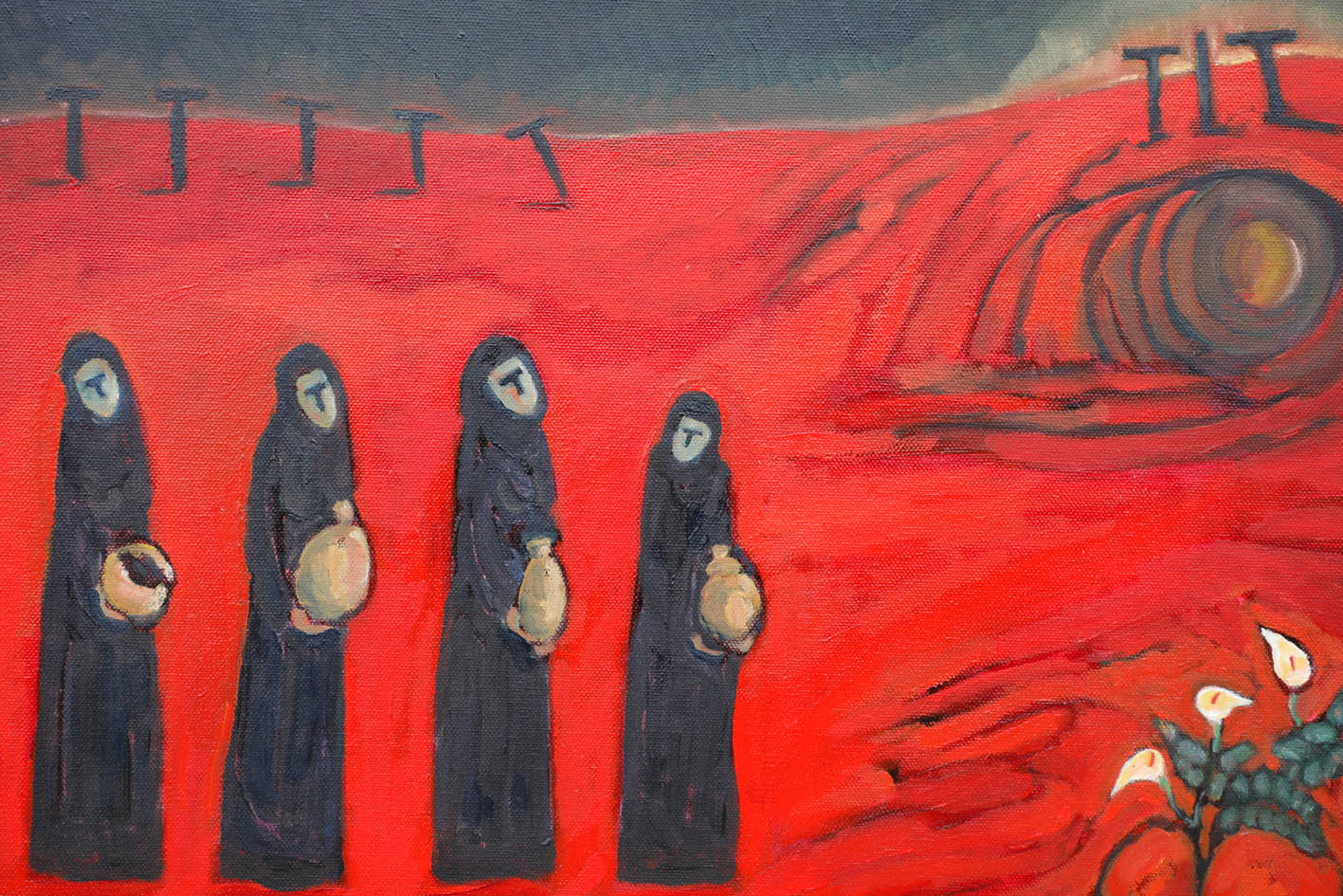 Picture of Events page painting in the page A Retrospective - Wes Campbell Exhibition