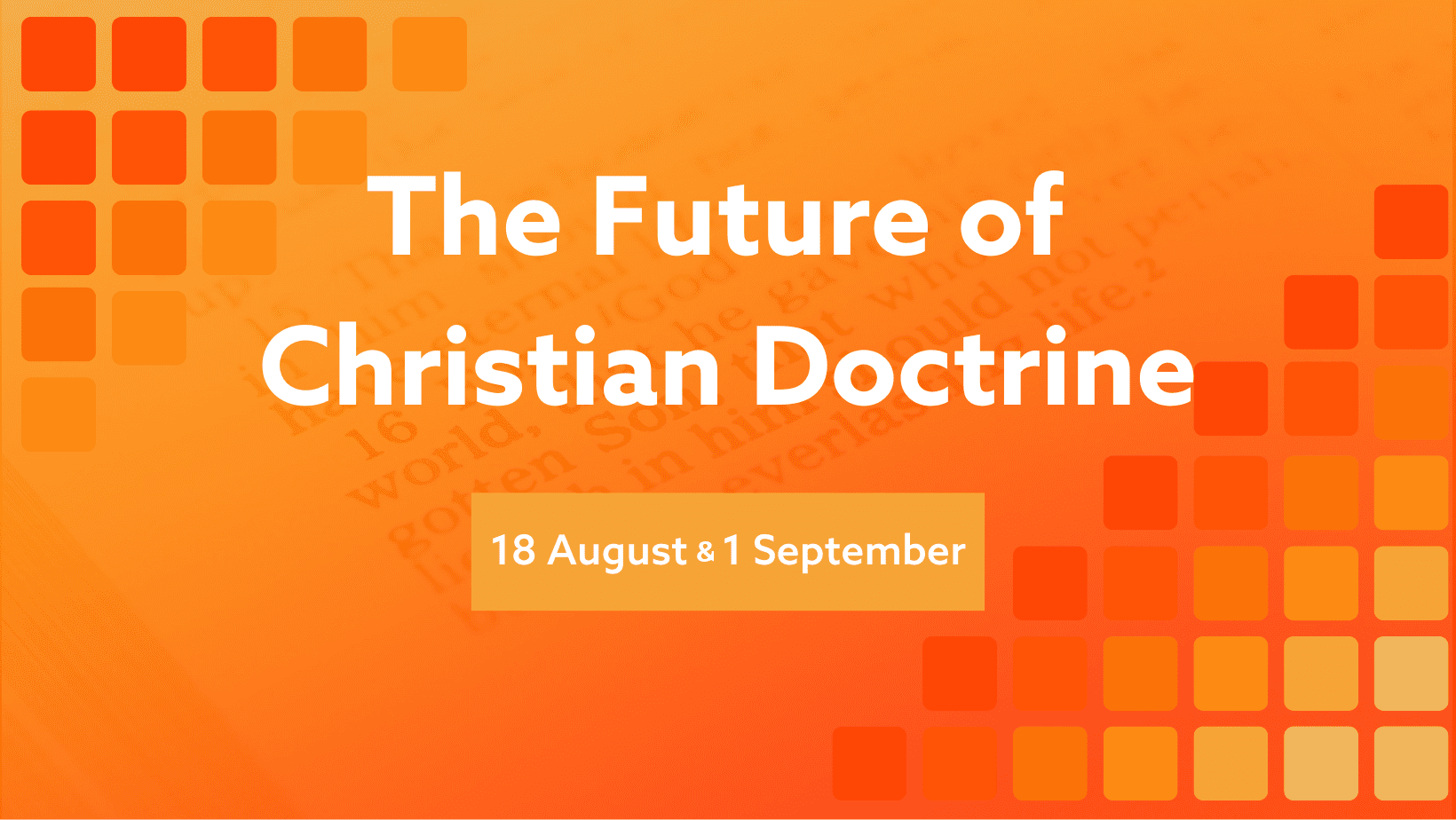 Picture of The future of christian doctrine updated in the page The Future of Christian Doctrine